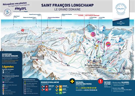 st francois longchamp ski map.